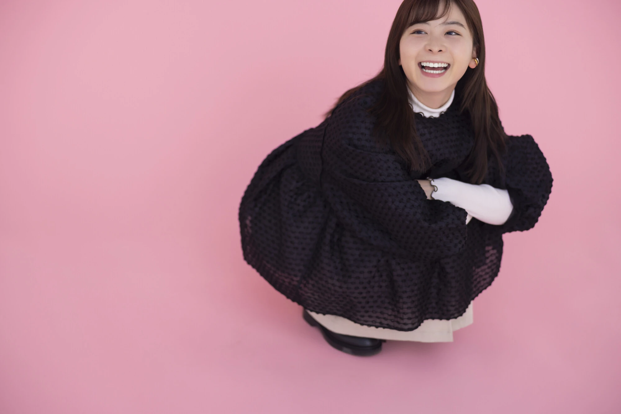 画像・写真】いつもと違う？ゴルフタレント・なみきちゃんの撮影